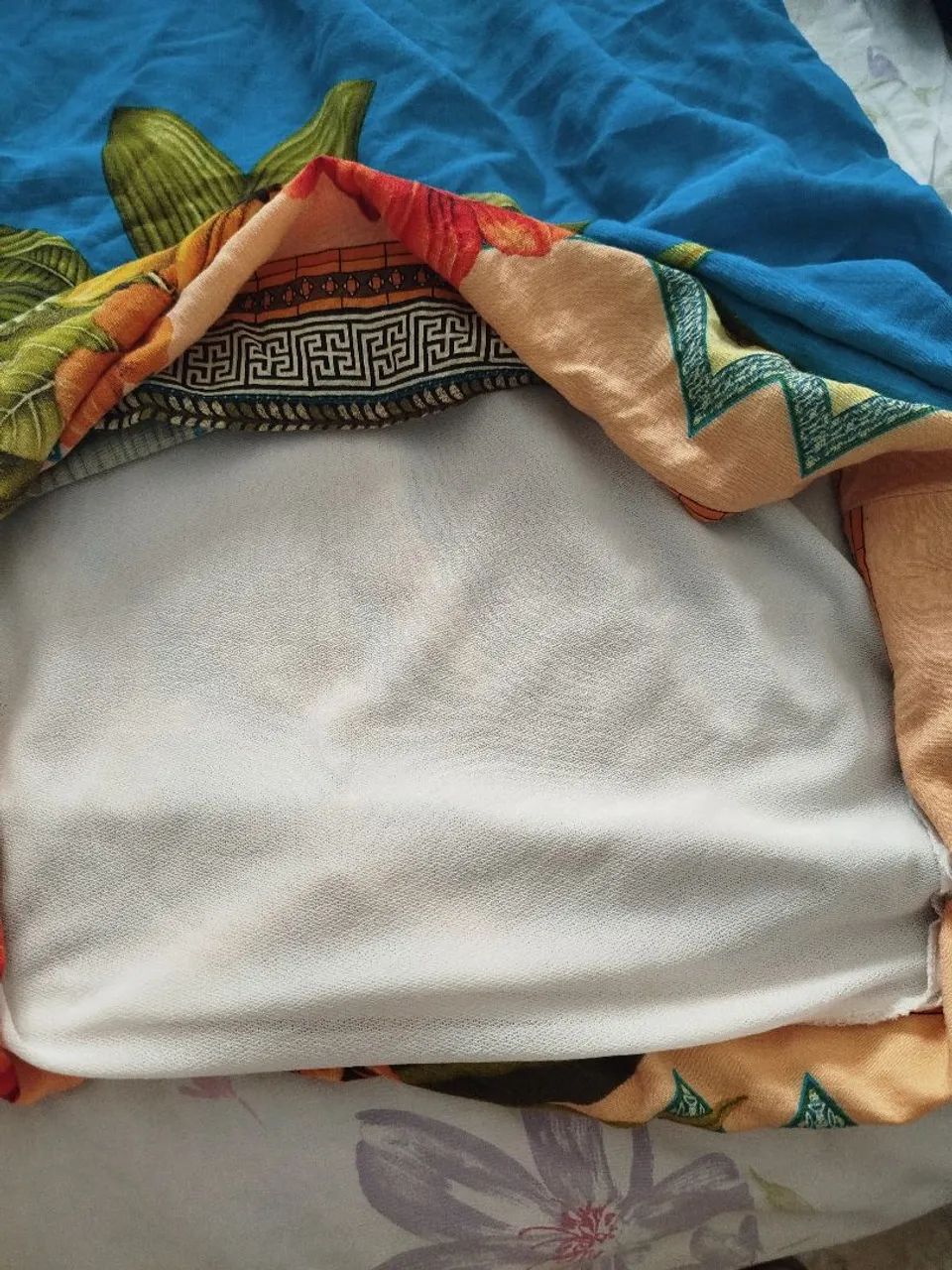 Vestido em viscose com estampa  - Foto 5