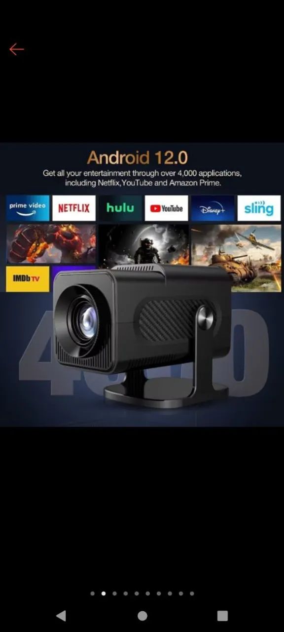 Vendo projetor 