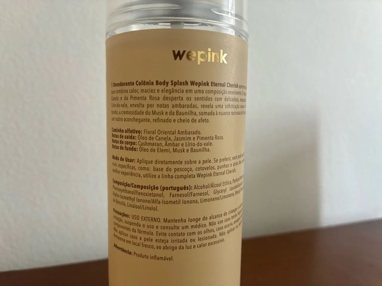Body Splash Eternal Cherish Wepink - Foto 3