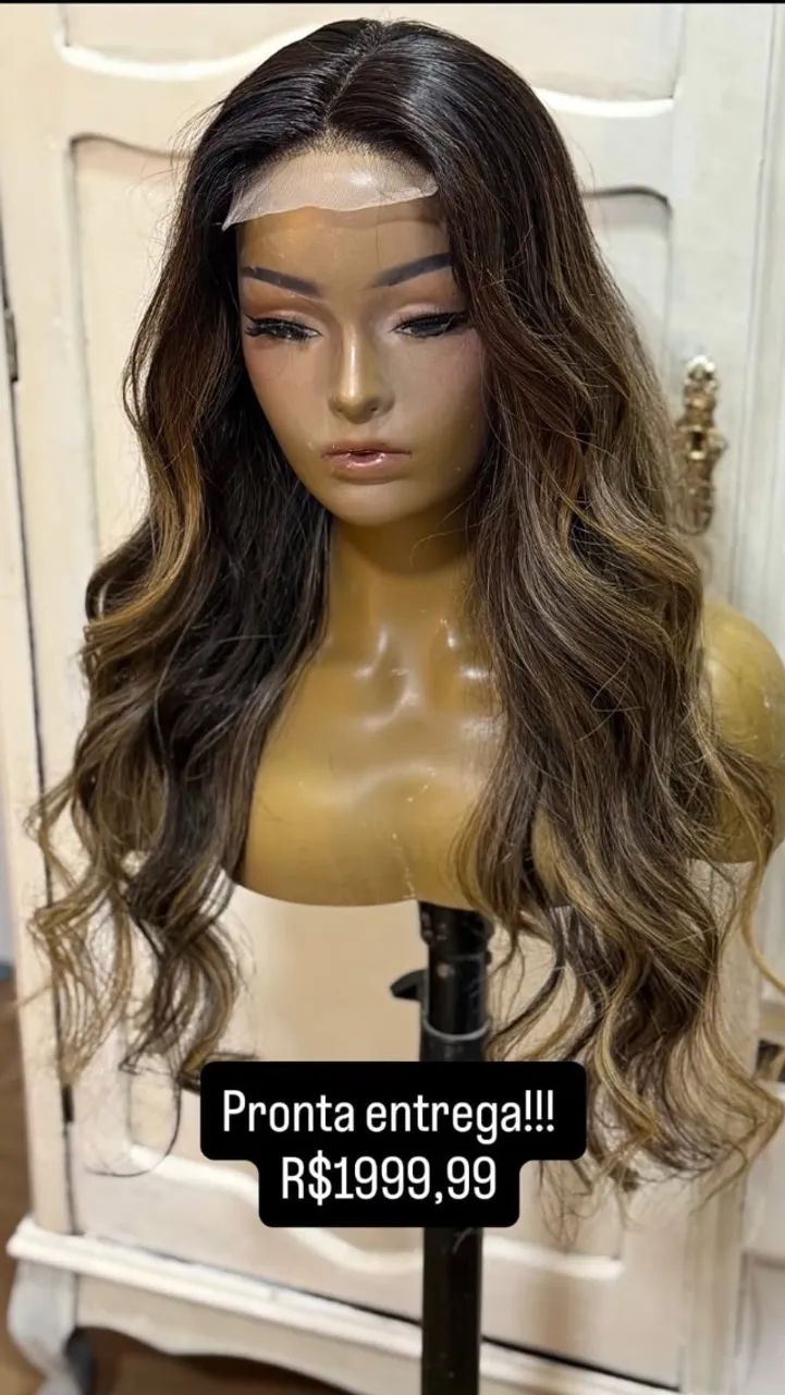 Peruca Lace Cabelo Humano