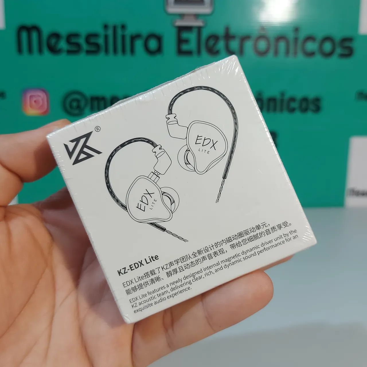 Fone de ouvido KZ edx Lite com mic - Foto 3