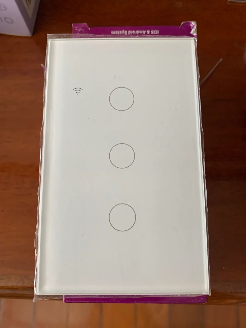 Interruptor inteligente Wi-Fi branco - Foto 2