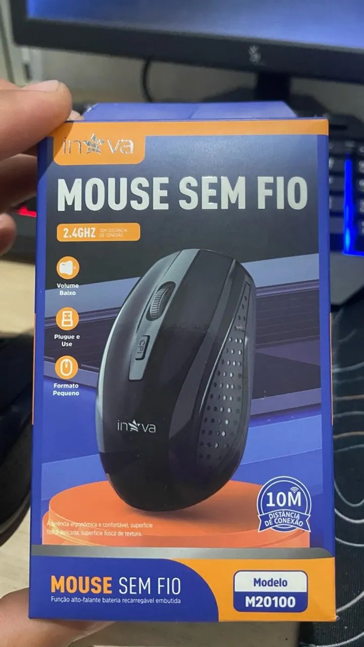 Mouse sem fio da INOVA - Foto 5