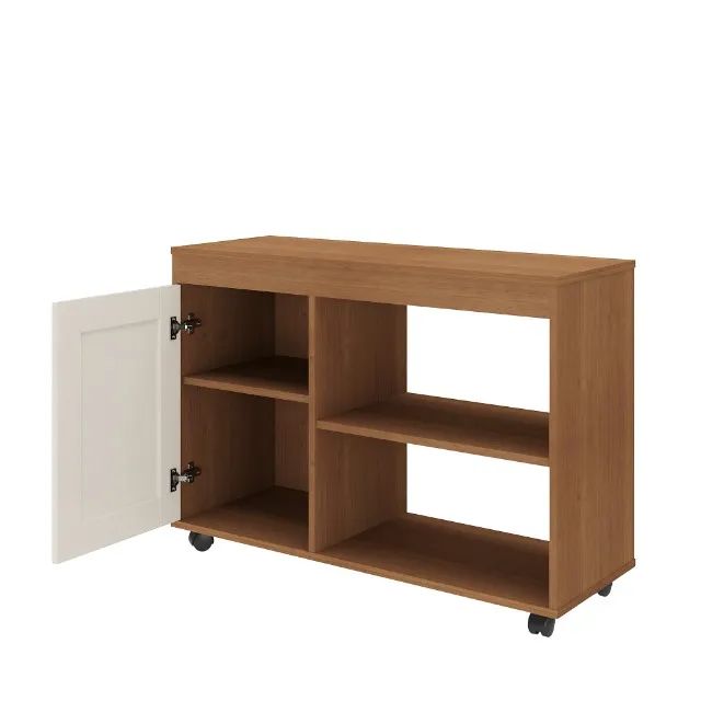 Rack Para TV Cor Cinamomo C/ Off White  - Foto 2