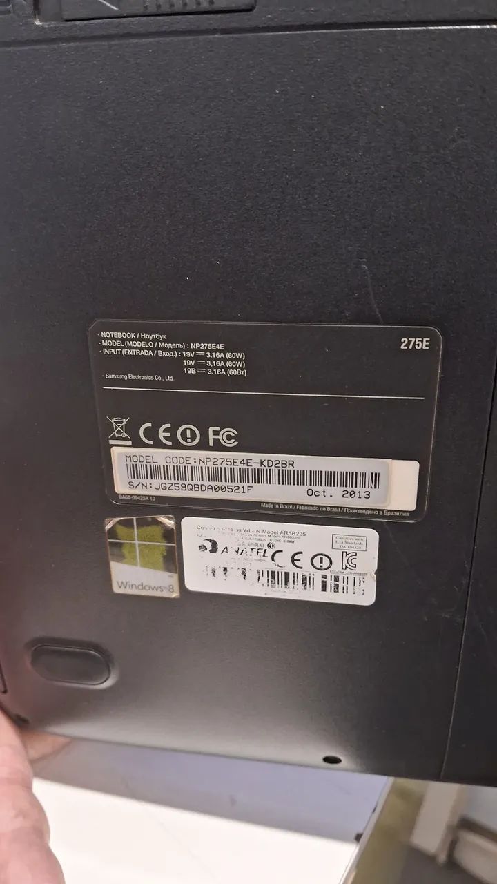 notebook  Samsung NP275E4E funcionando  - Foto 2