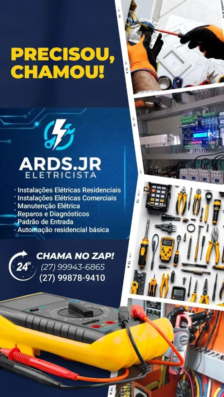 Eletricista residencial e industrial 
