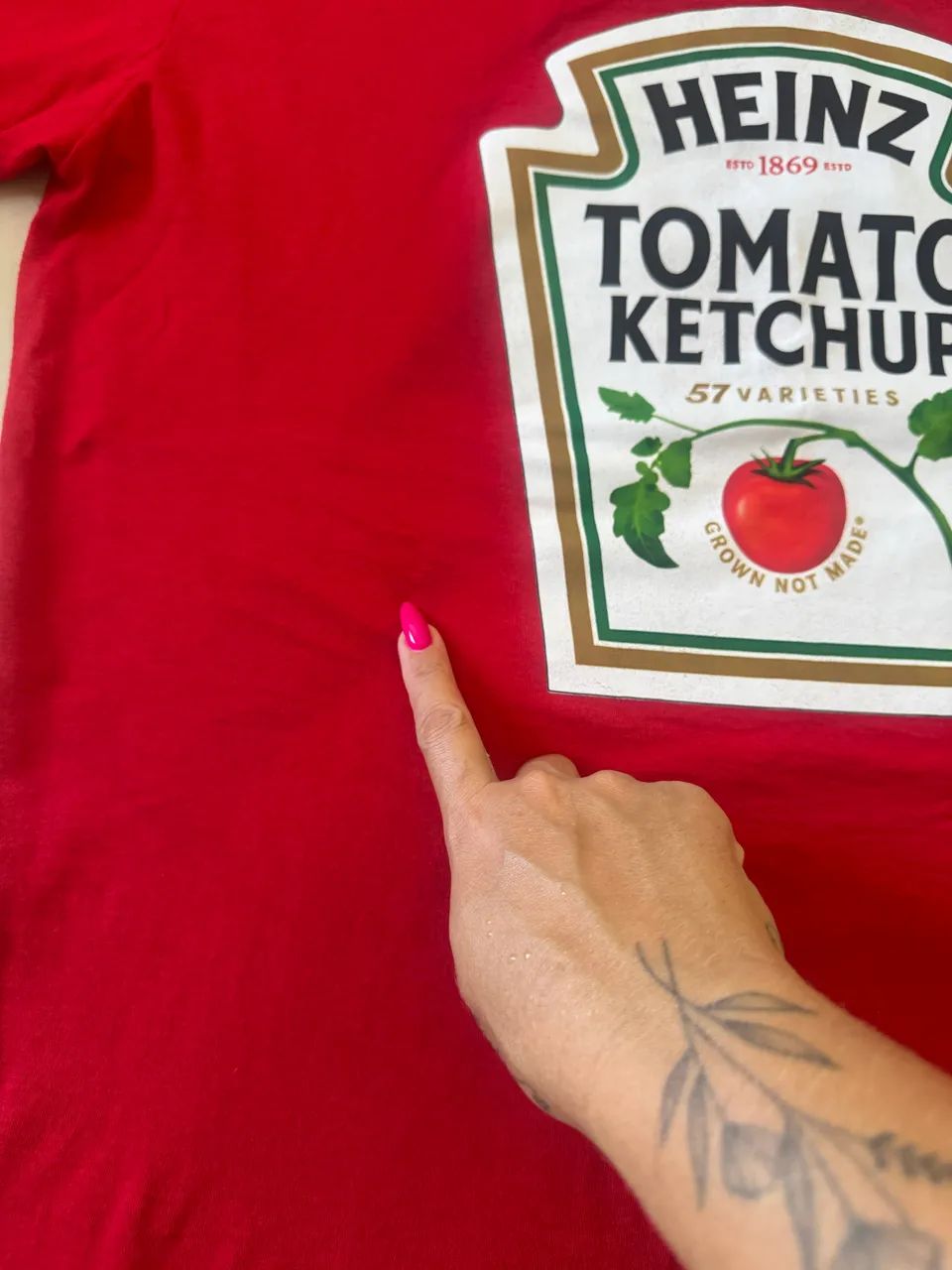 Camisa ketchup GG 100% algodão  - Foto 3