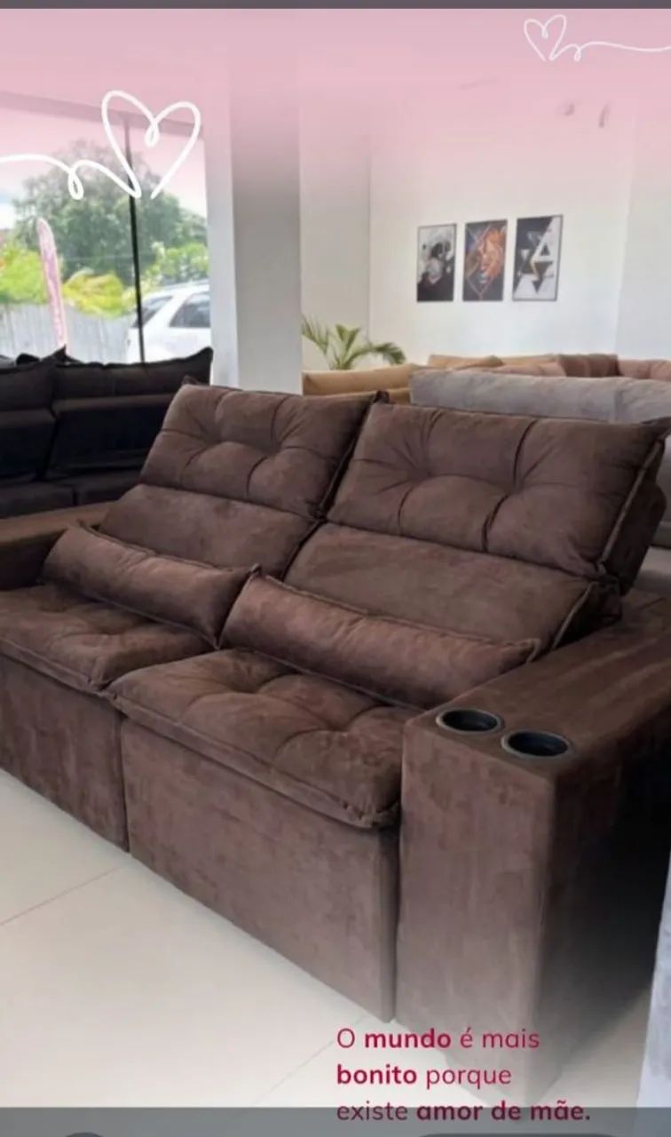 Sofás pronta entrega  apartir  RS 2.490 00 no pix,contato 98- *  - Foto 5