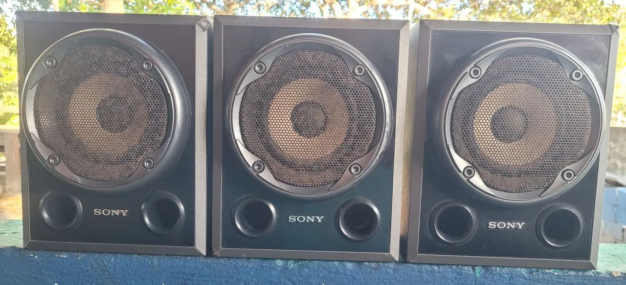 3 CAIXINHAS DE SOM SONY. - Foto 3