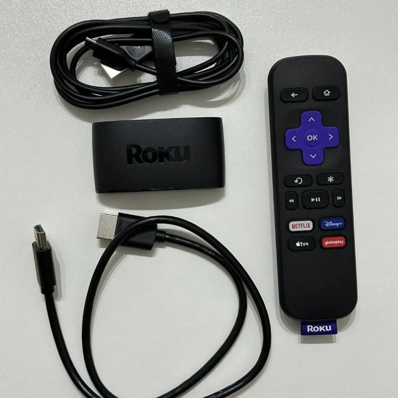 Roku Express full hd preto Usado ótimo estado tudo funcionando 