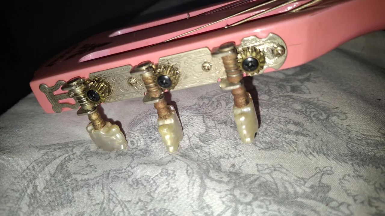 Violão Phx kids rosa + capa - Foto 4