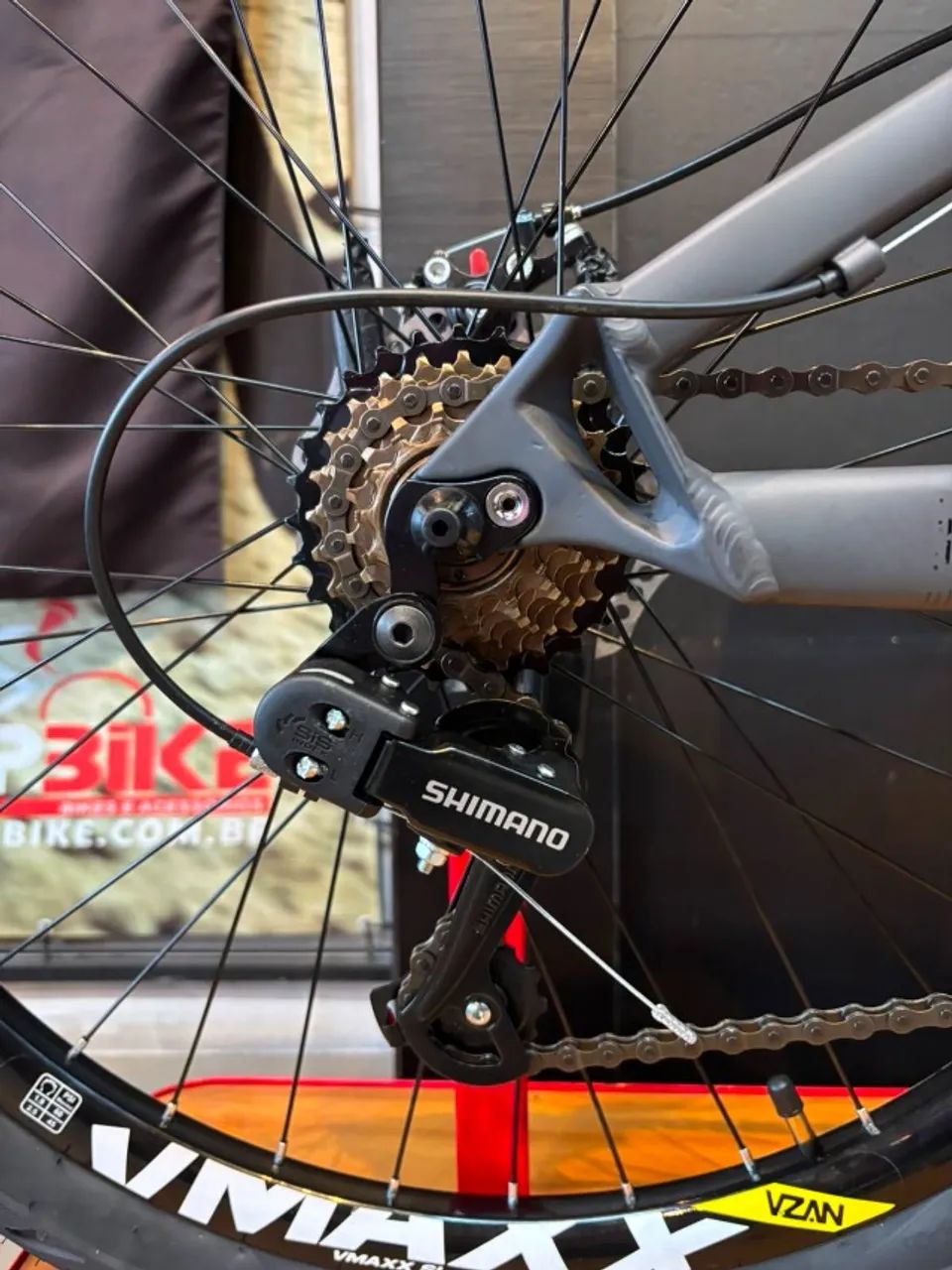 Bicicleta A26 Viking-x Tuff 25 Grafite/Preto - Foto 5