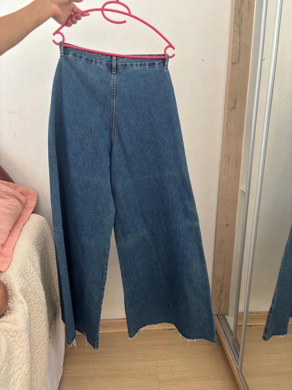 Calça Jeans Farm pantalona  - Foto 3
