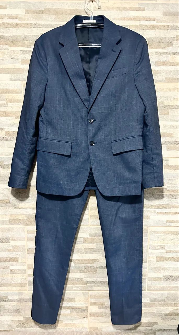 Terno de grife azul Zara 38