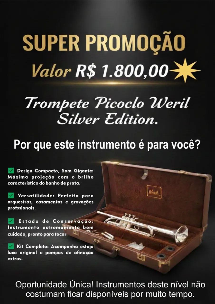  Trompete Weril Silver Edition. 
