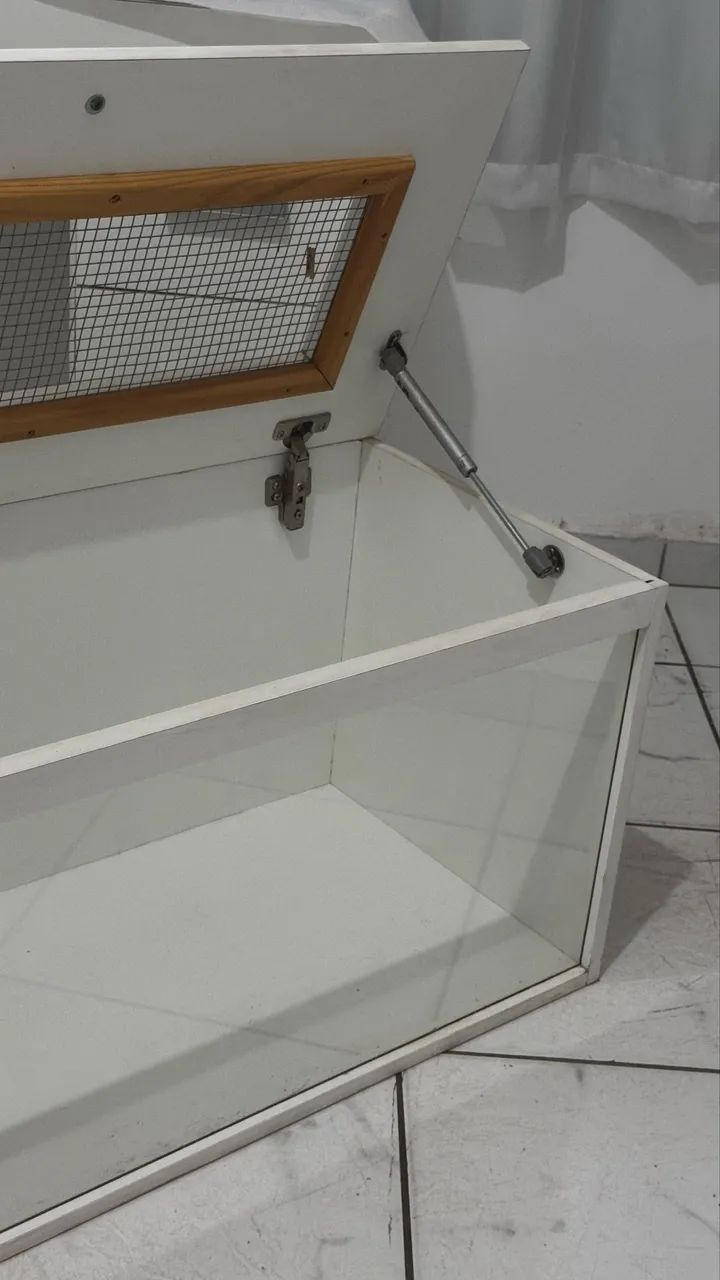 Terrário com pistão e ventilação superior + acessórios - Foto 5