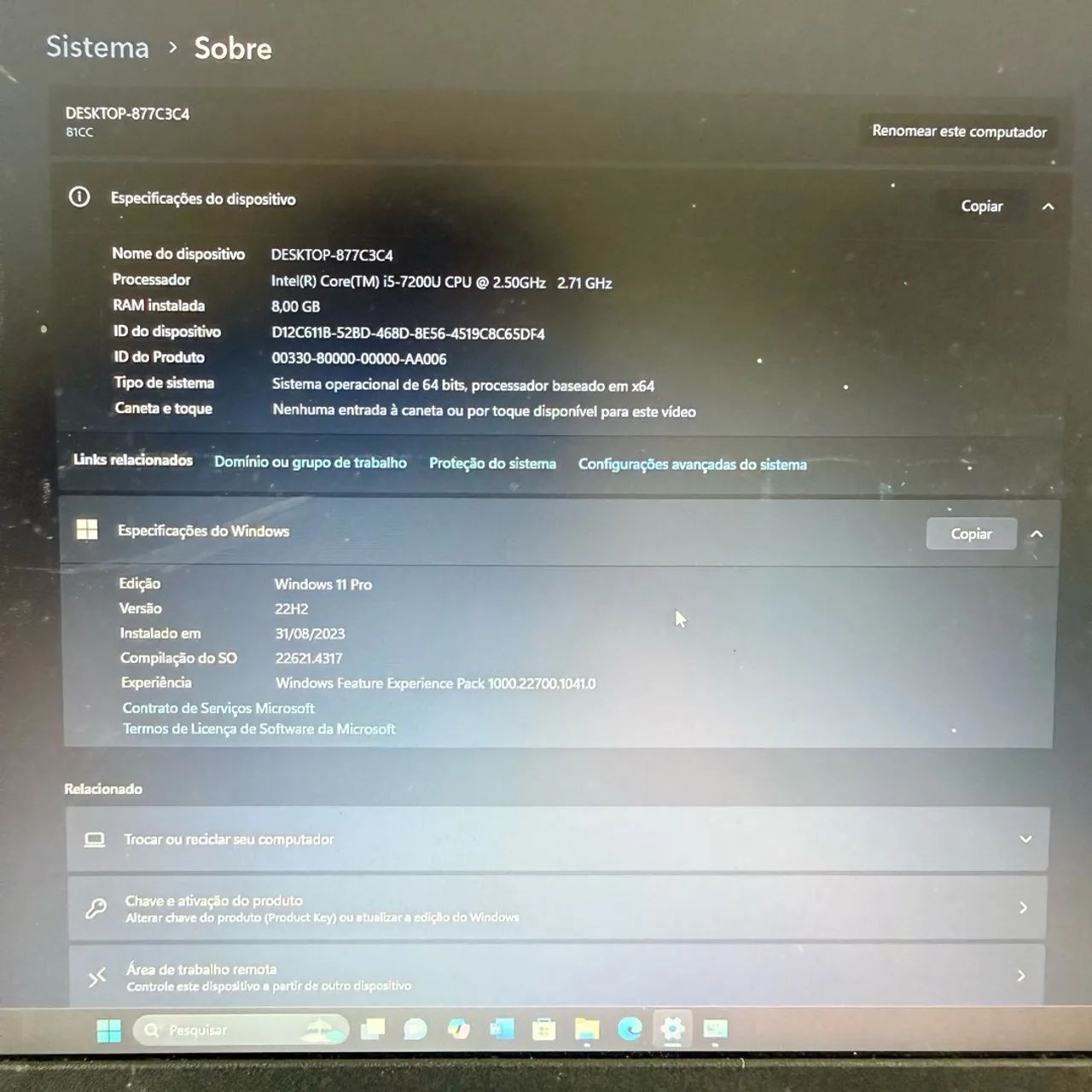 Notebook Lenovo ? Intel Core i5, 8 GB de RAM e SSD 120 GB - Foto 5