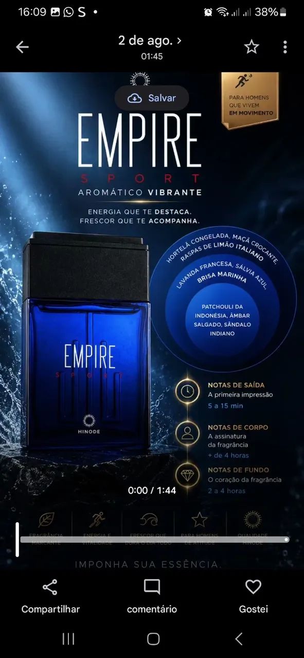 Perfumes Masculino Hinode - Foto 3