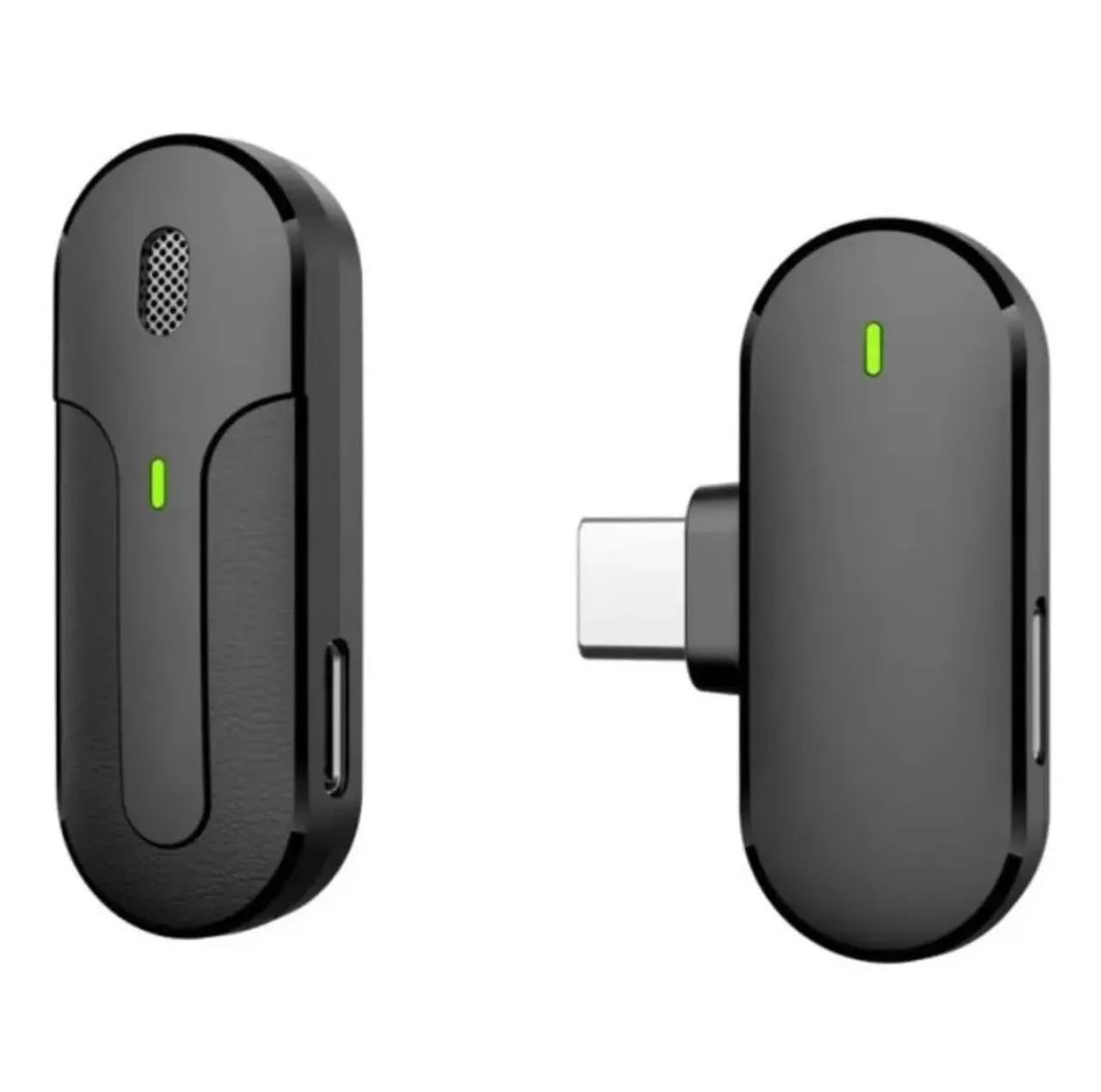 Microfone de lapela sem fio com receptor USB-C  - Foto 2