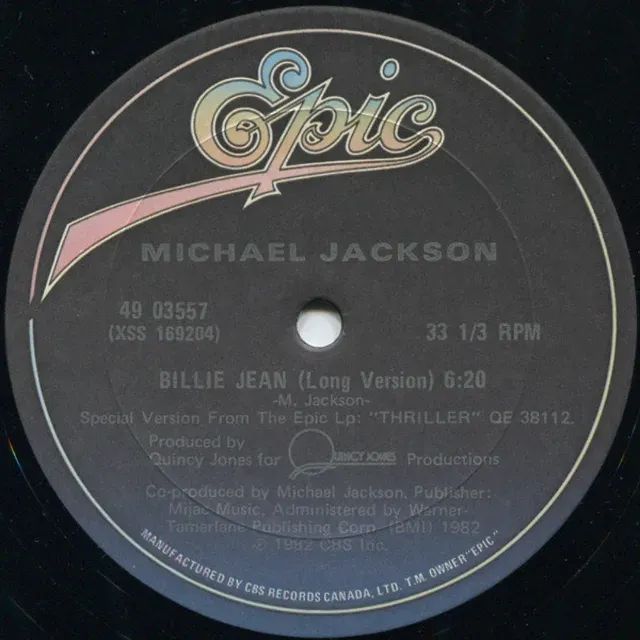 Disco de vinil michael jackson billie jean 1995 - Foto 2