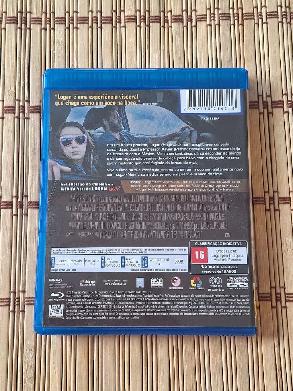 DVD Blu-Ray Hugh Jackman Logan  - Foto 2