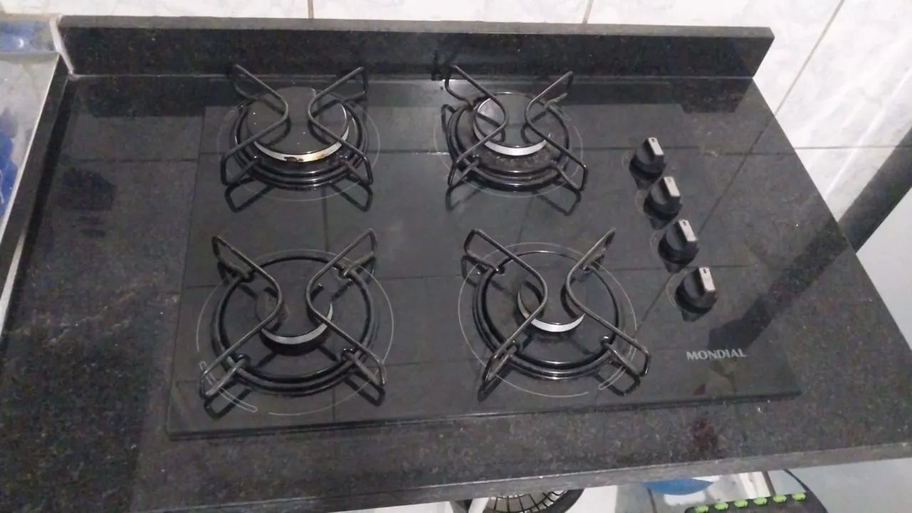 Cooktop 4 bocas com balcão 
