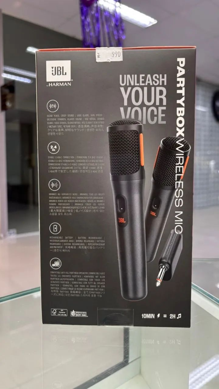 MICROFONE JBL PARTYBOX WIRELESS MIC  - Foto 2