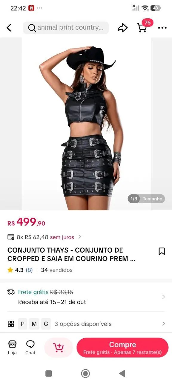 Conjunto da marca morena charme 