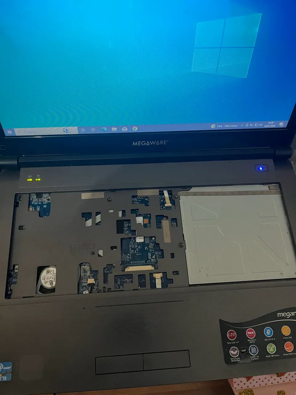Notebook Megaware Intel Core i5 2410M, 4GB RAM, 500GB HD - Foto 2
