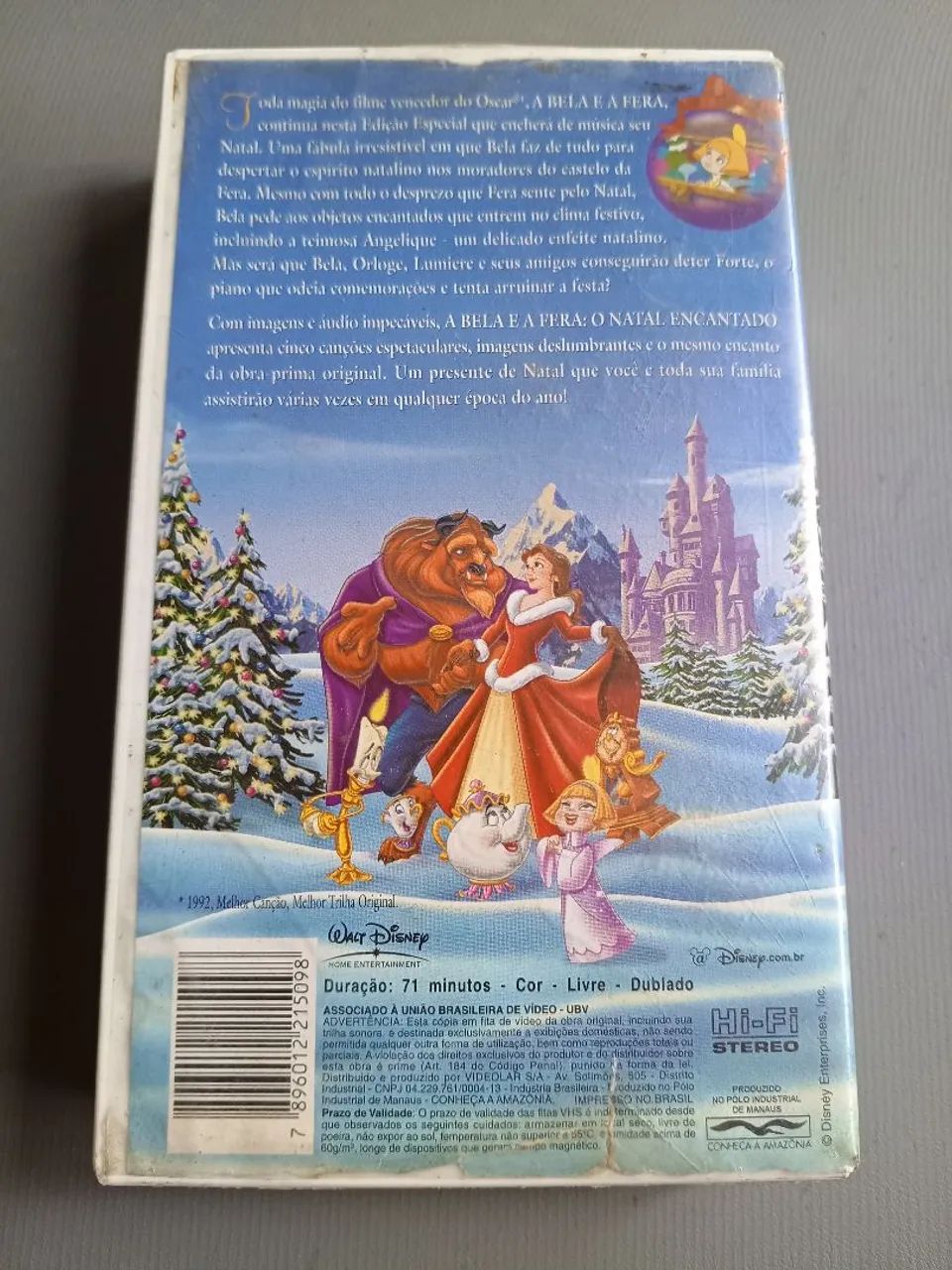 FITA VHS a bela e a Fera o natal encantado dublado - Foto 4