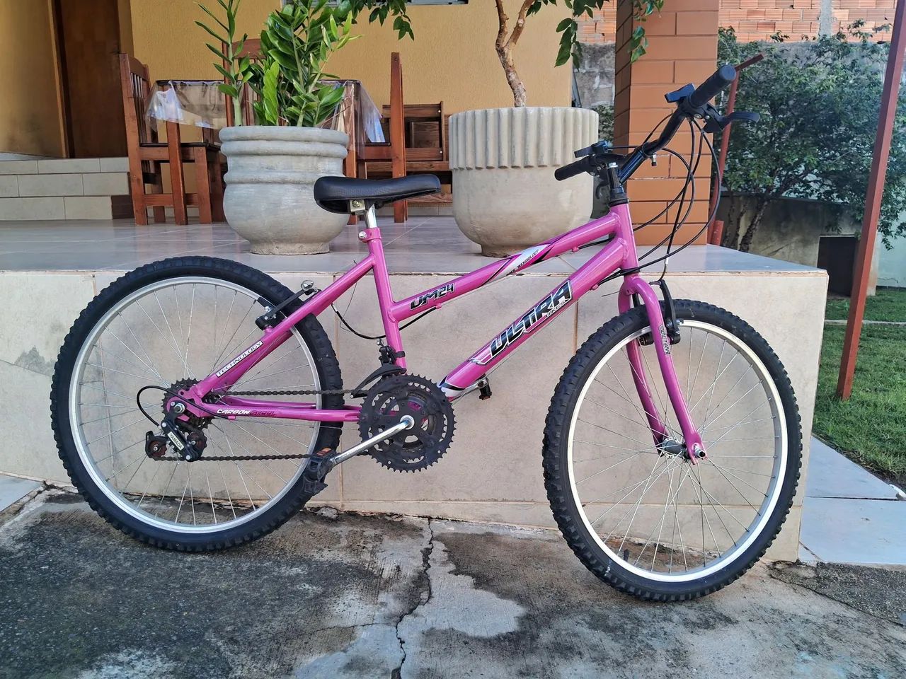 Bicicleta aro 24 com pouquíssimo uso  - Foto 5