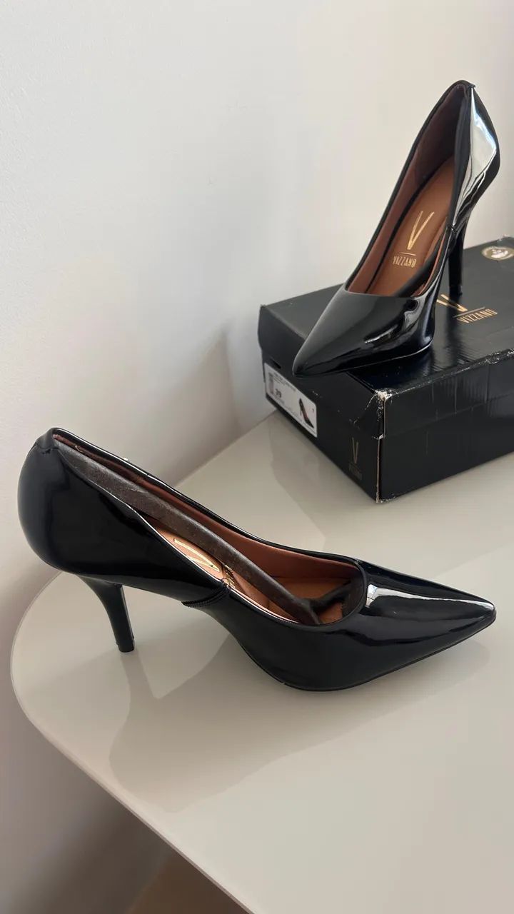 Scarpin preto Vizzano  - Foto 2