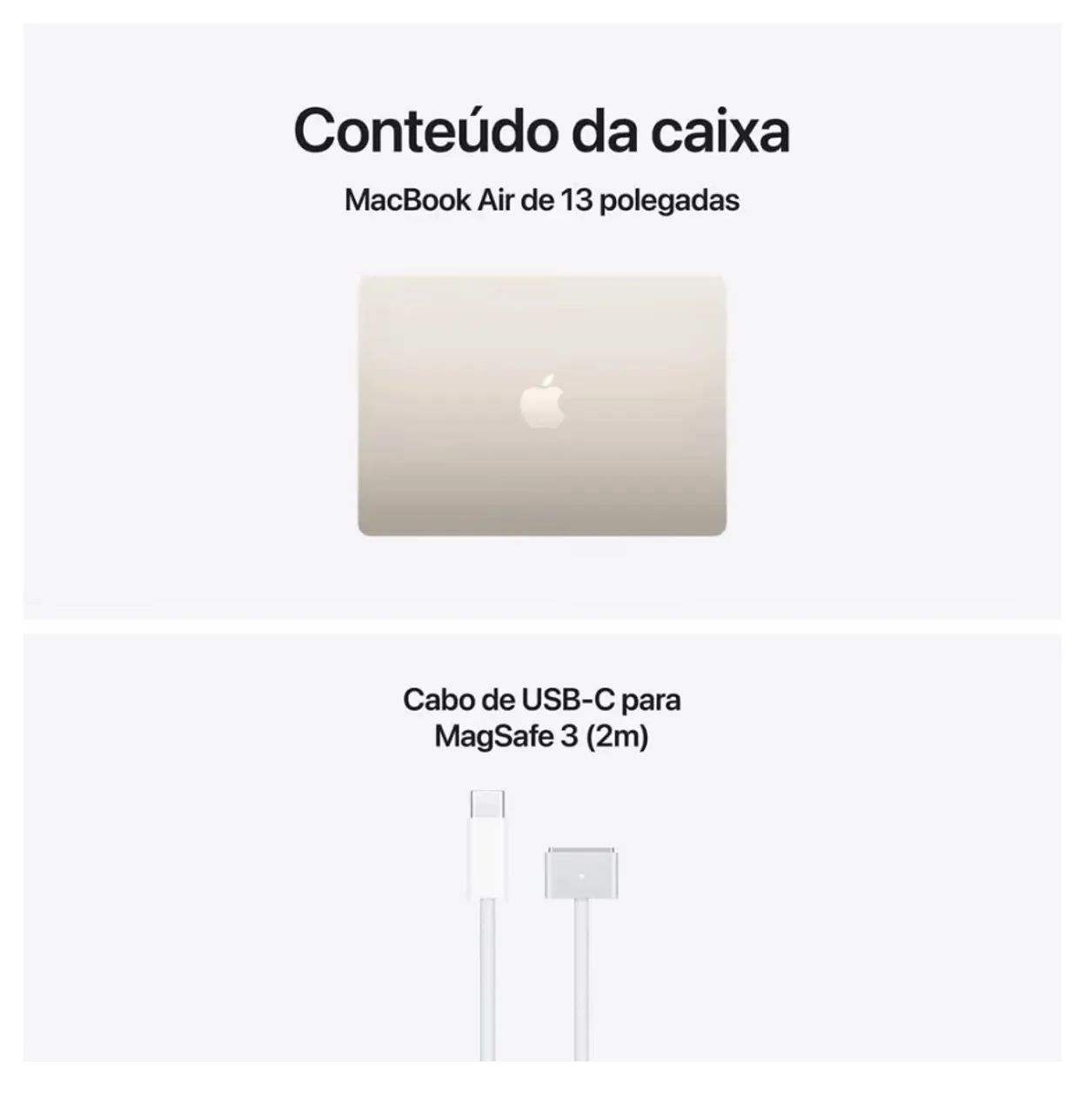 MacBook Apple 13? M5 CPU e GPU 10 16GB 1TB Starlight - Foto 5