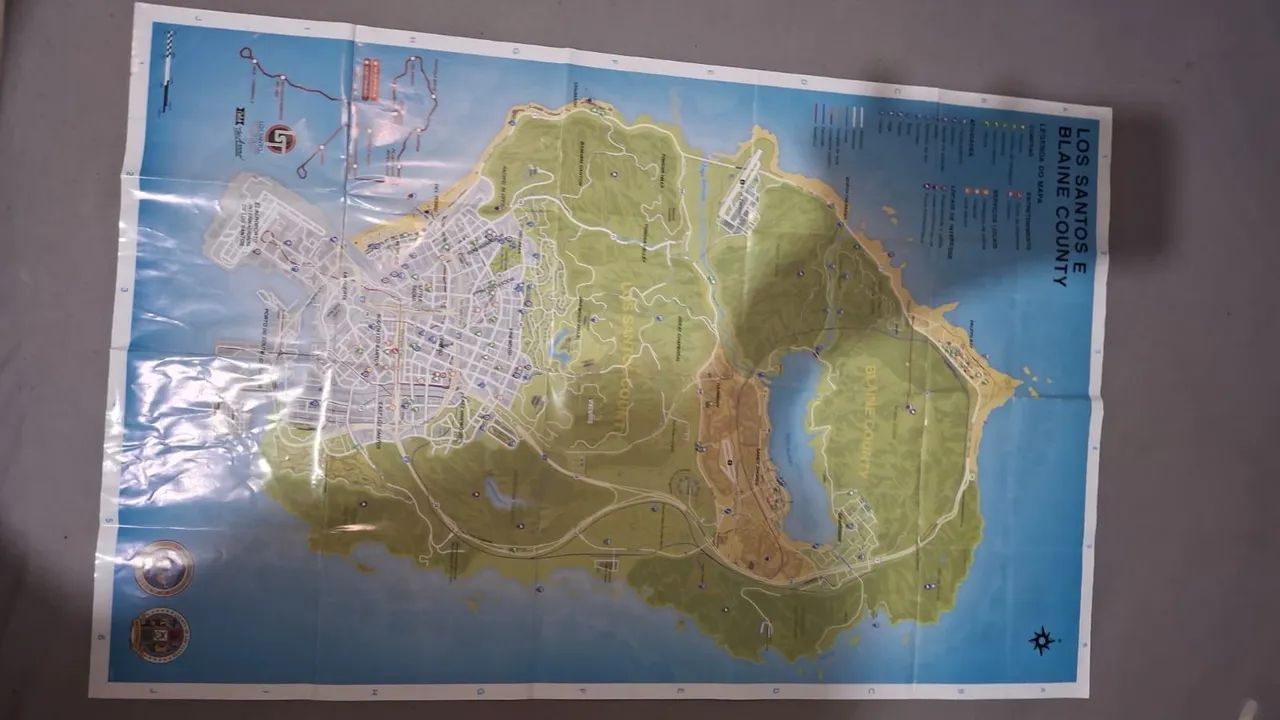 GTA V Ps3 colecionador com mapa - Foto 4