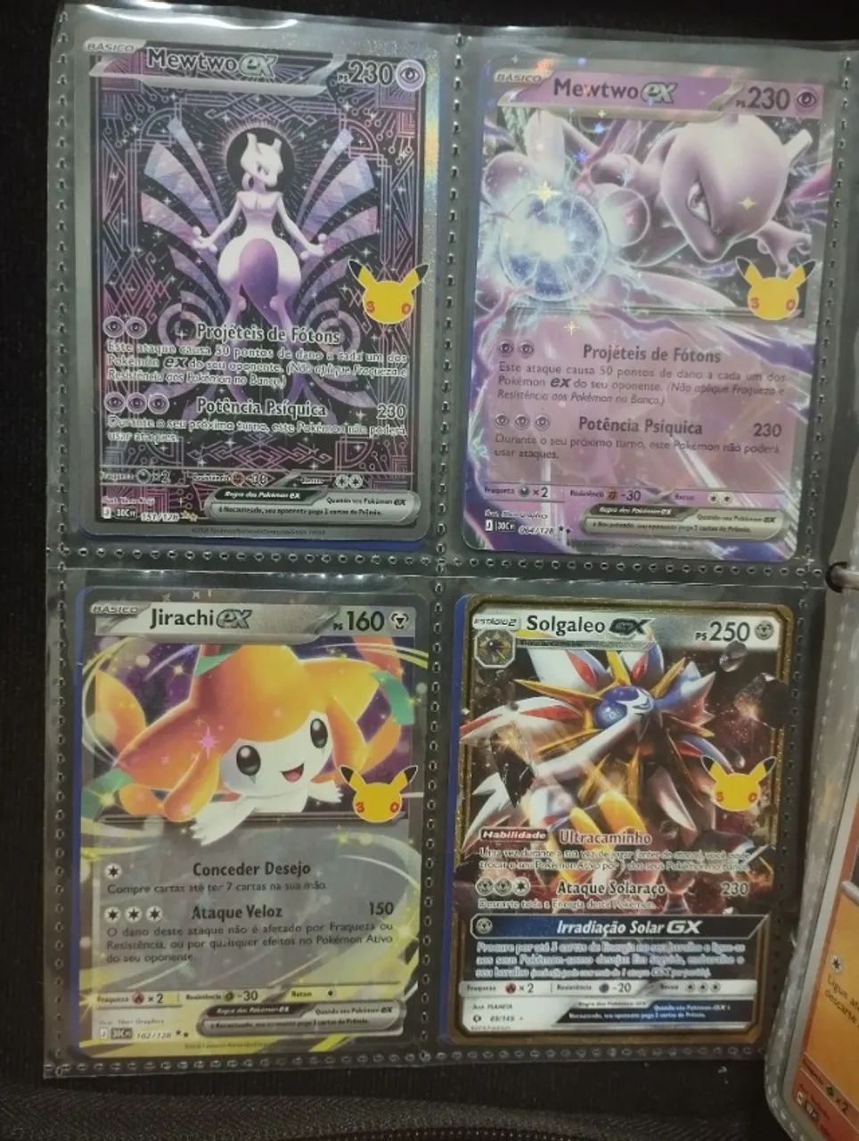 Carta TCG Especial 30 anos Mewtwo Ex - Foto 3