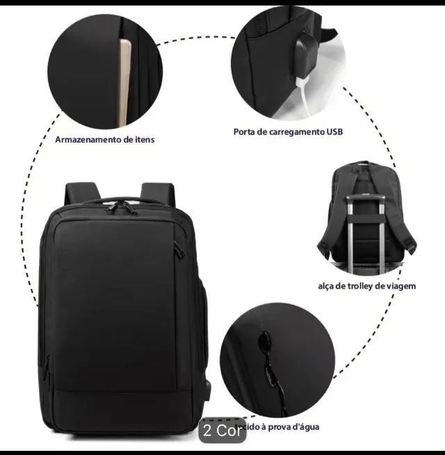 Mochila Nova Top e de excelente qualidade - Foto 4