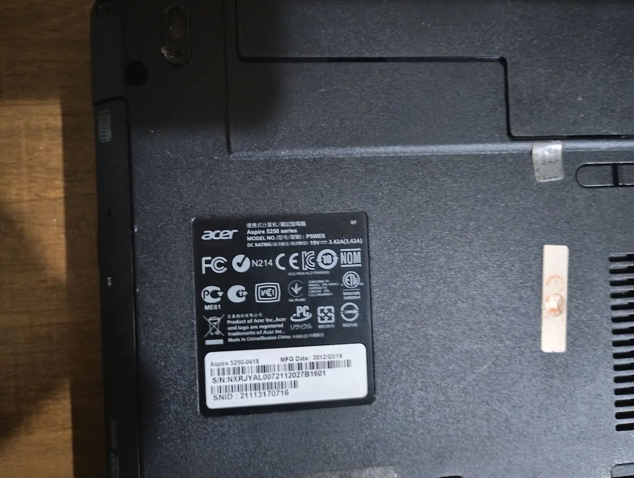 Notebook Acer - Sucata - Foto 5