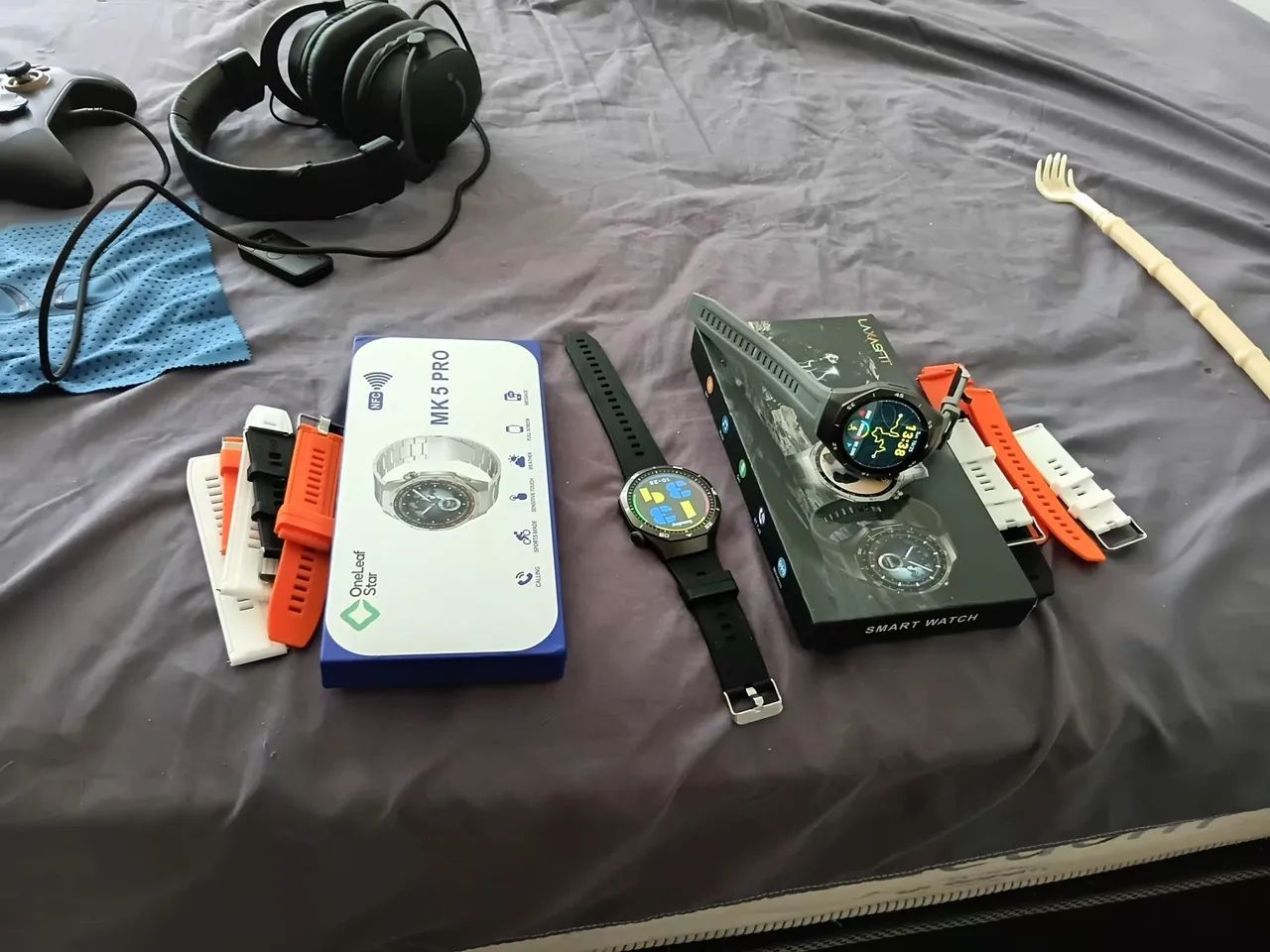  São  2 smartwatch mk 5 pro novo zero  - Foto 5