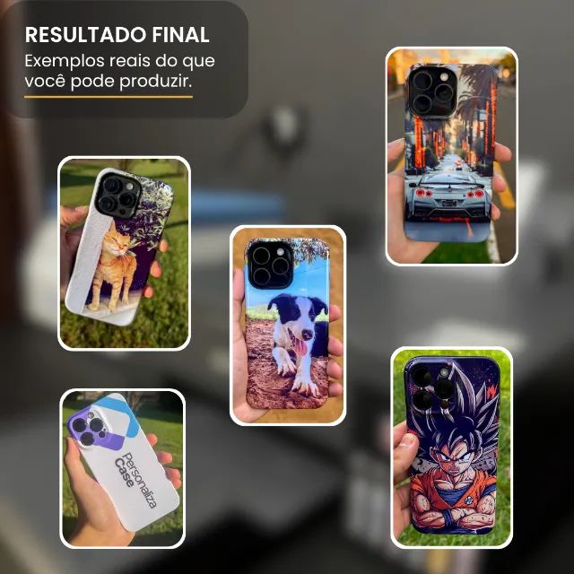 Oportunidade de Renda Extra | Kit Completo para Sublimação de Capinhas de Celular - Foto 5