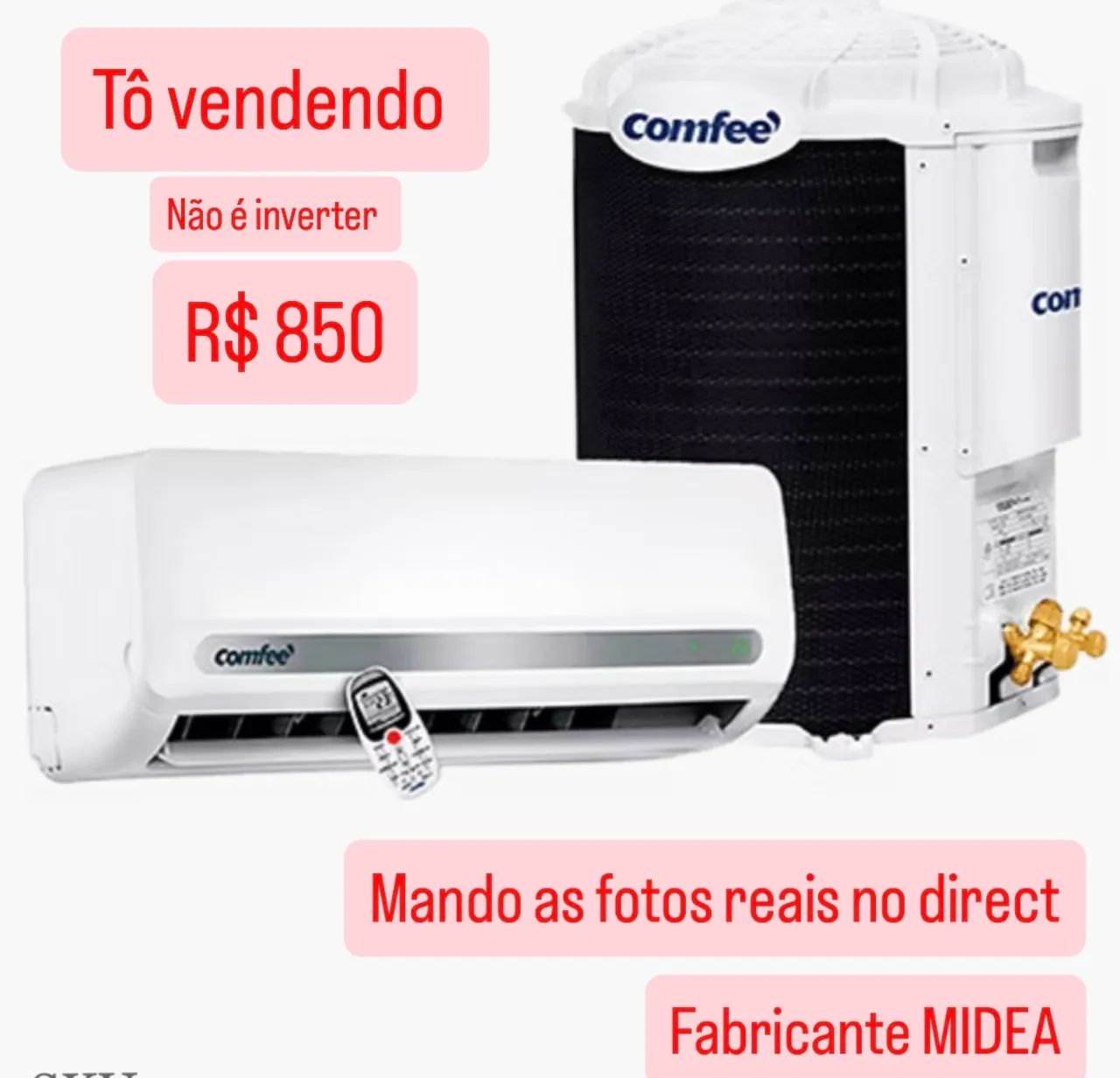 Central de Ar 12.000 btus usada 