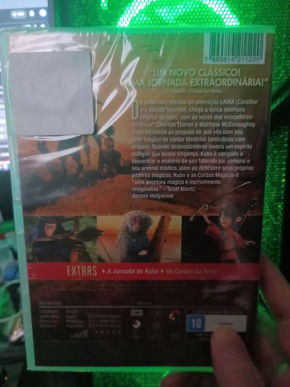 Kubo e as cordas mágicas dvd original lacrado - Foto 2