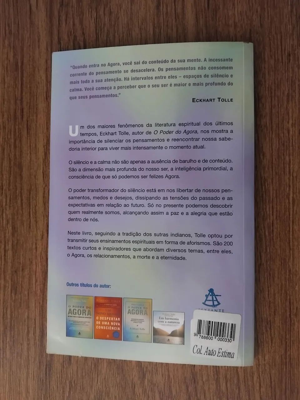 Livro: O Poder do Silêncio - Eckhart Tolle - Foto 3