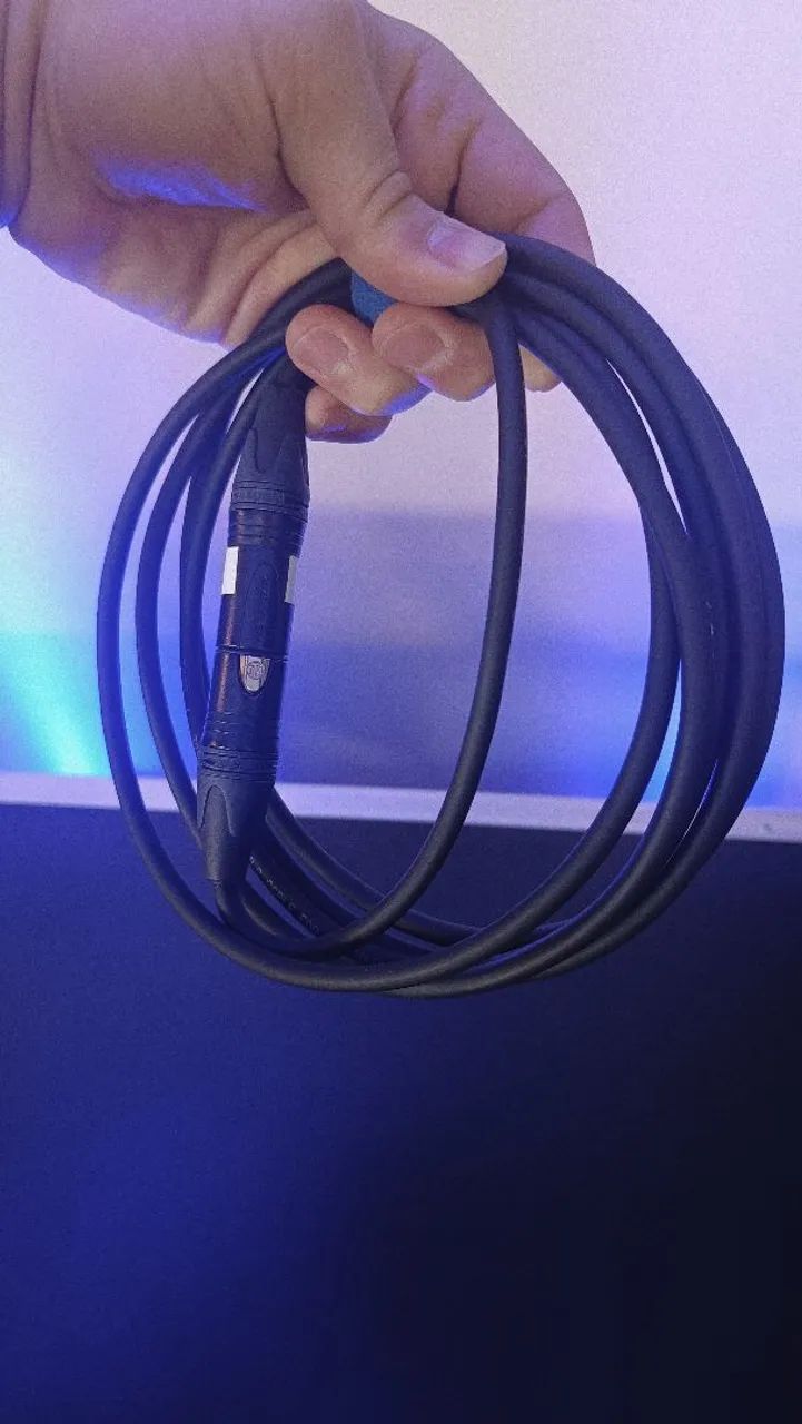 Cabo Balanceado XLR Original Plug Neutrik Cabo Santo Ângelo SC-30 / Áudio e Microfone 