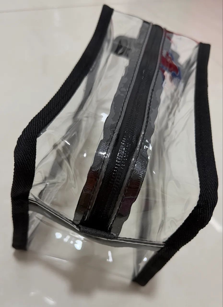 Necessaire de maquiagem transparente  - Foto 3