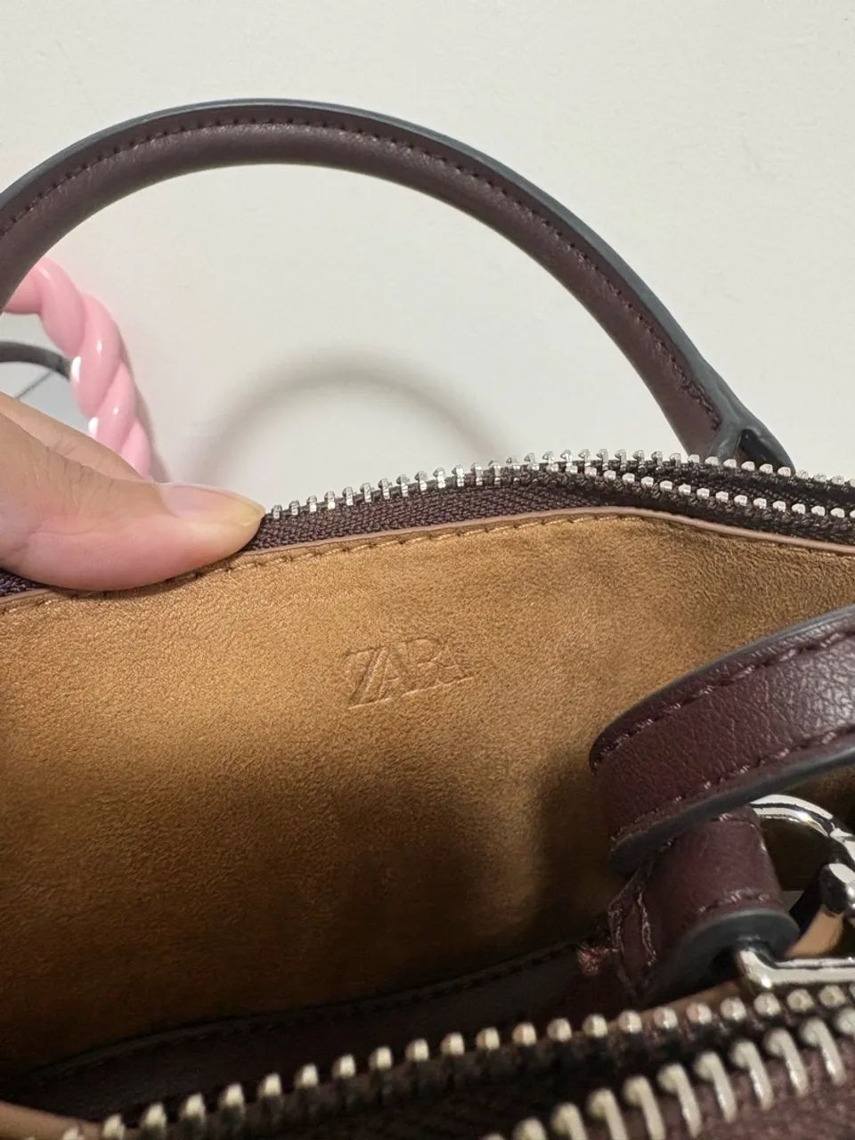 Bolsa Zara vinho - Foto 2