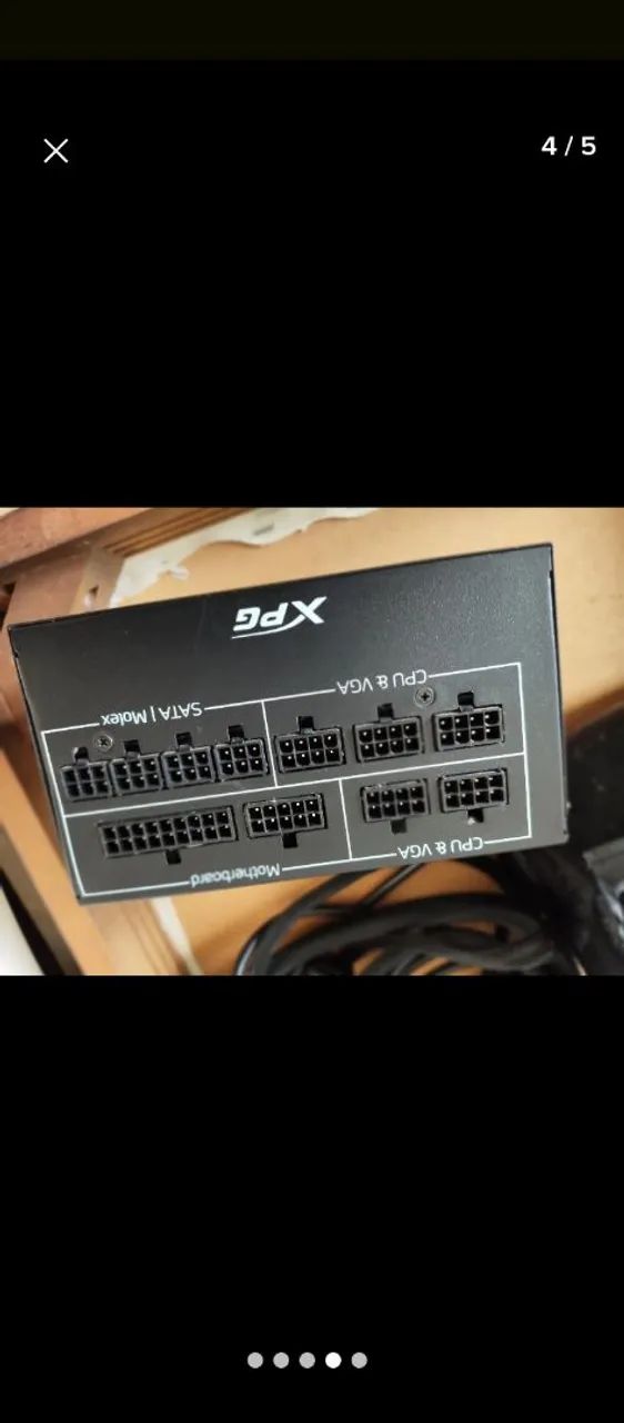 Fonte atx xpg modular 850w  - Foto 5