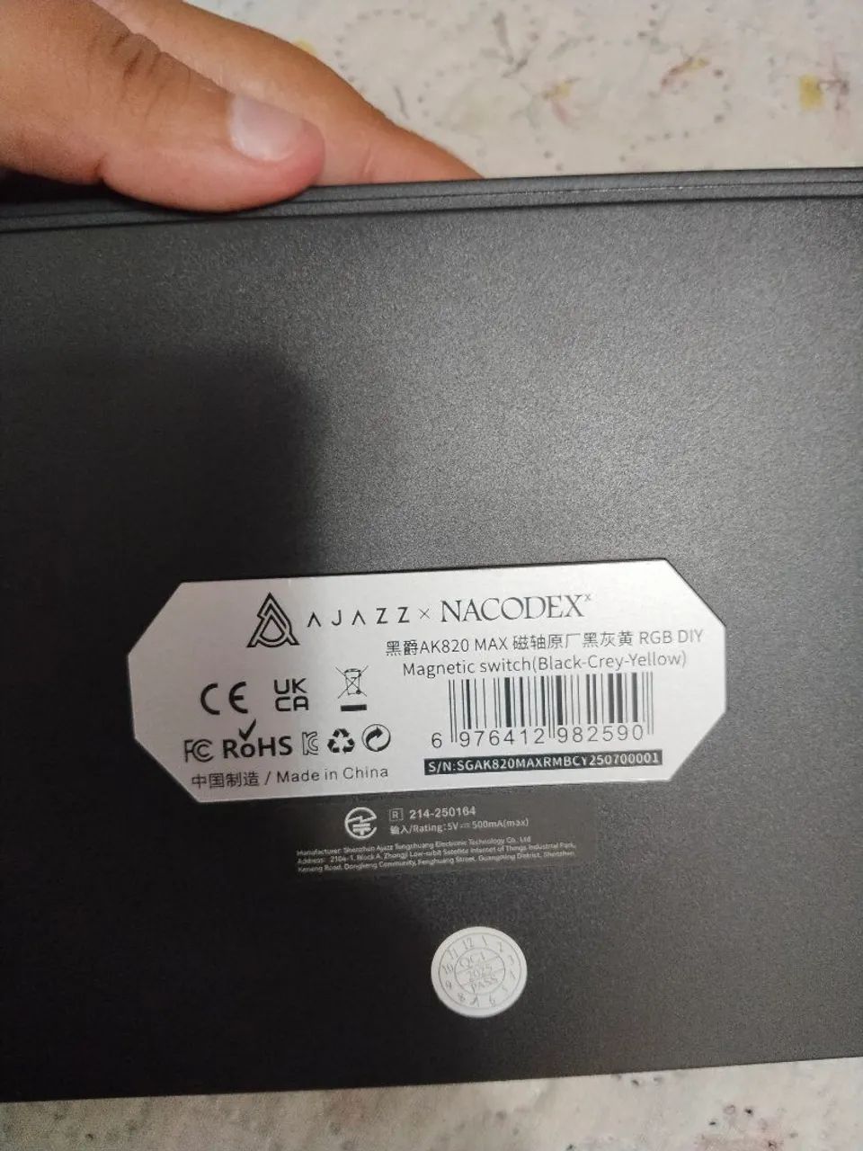 Teclado mecânico RGB AJAZZ AK820 - Foto 2