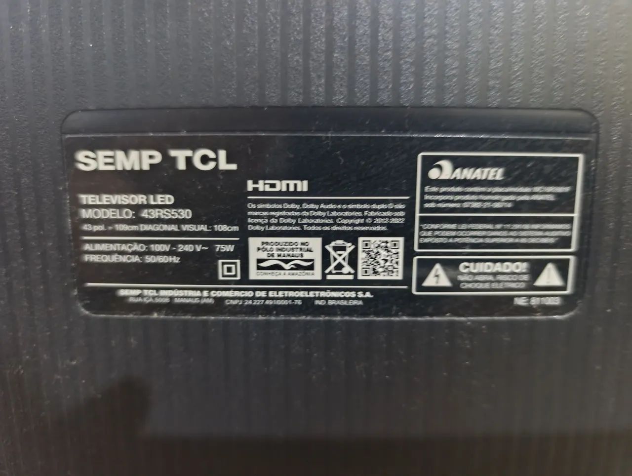 Televisión para retirar peças  - Foto 2