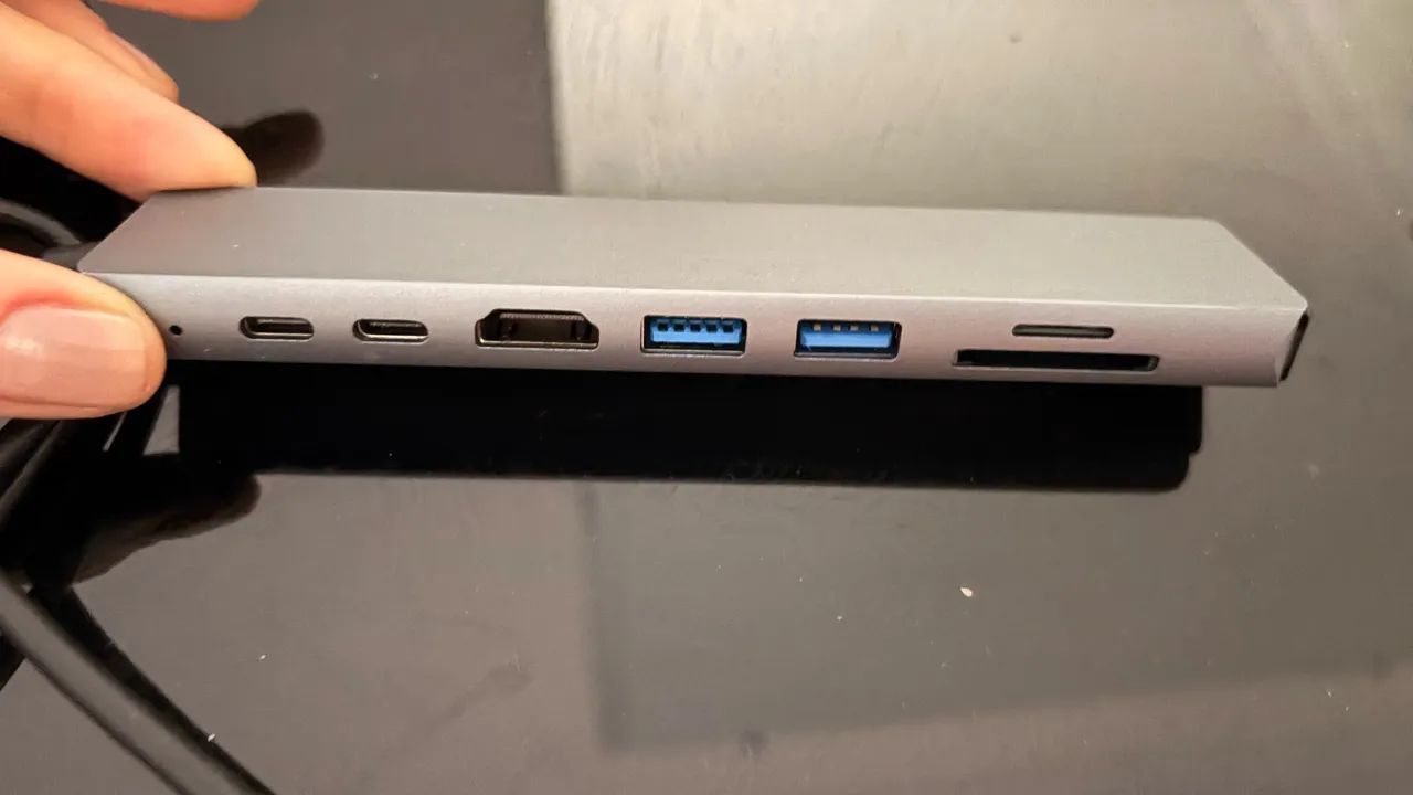 Adaptador 8  em 1 4k - Foto 2