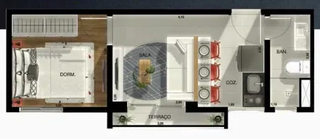 PLANTA 26m²